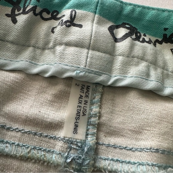 Alice & Olivia Striped Bell Bottom flared retro low waisted Jeans size 2 / 26 - Picture 8 of 11